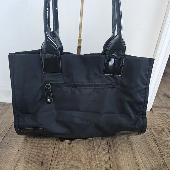 Tory Burch Black Ella Tote - Picture 5 of 9